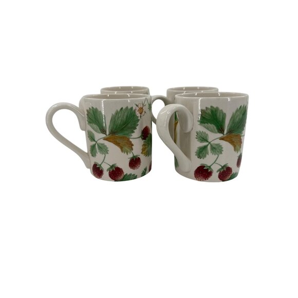 Royal Stafford Wildberry Mug Set Of 4 England 3.5" Tall - Picture 1 of 6